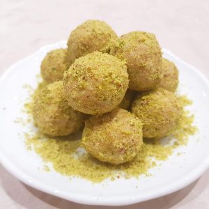 Lemon and Pistachio Protein Balls