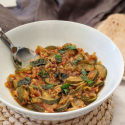 Courgette Curry/Sabzi